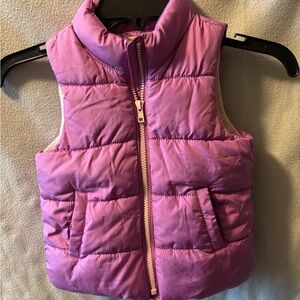 Old Navy Lavender Puffer Vest